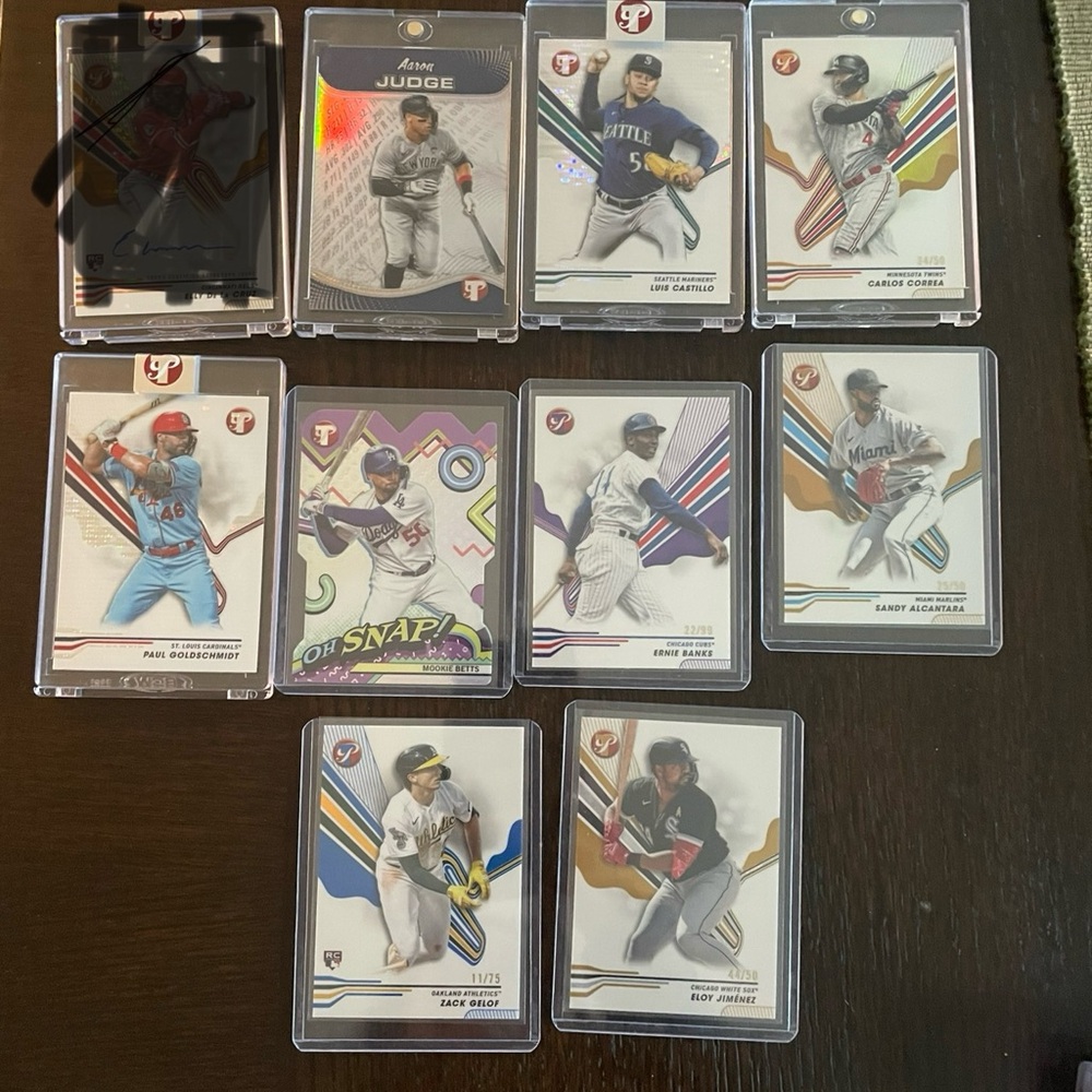 Topps Prestine 9 Card Lot ⚾️🧢